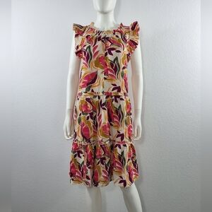 St. John's Bay Multicolor Floral Dress With Pockets